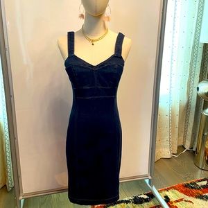 Brand NEW, Size 0, stretchy Jean dress (fits size 0,2,4)
